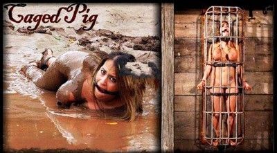 Caged Pig (Trina Michaels and Pd)