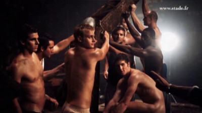 Dieux du Stade - Making of Calendrier 2012 cover
