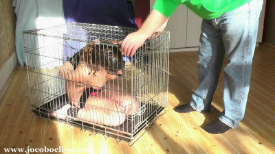 Caged Blowjob Slave Girl XXL cover