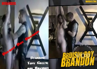 Bondagezine - Bruisin' Bound Brandon cover
