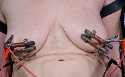 Electro blow to nipples cover