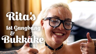 Rita's First Gangbang And Bukkake cover