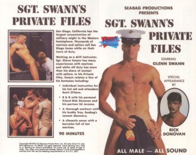 Sgt. Swann's Private Files Of Bareback (1985) - Glenn Swann, Rick Donovan, Scott O'Hara