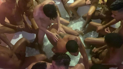OnlyFans - Brazilian 15 Man Orgy cover