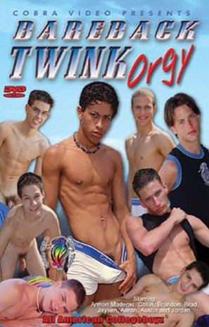 Bareback Twink Orgy - Aaron Phelps, Armon Maderas, Austin Sterling cover