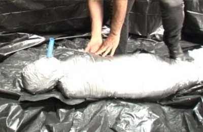 Medical Toys Mummification Fetish Fun With Plastic and Duct Tape (2013)