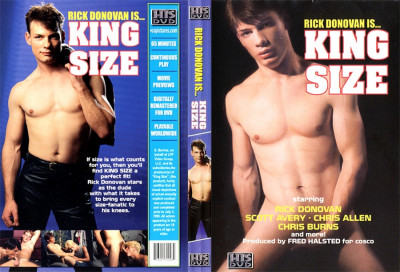 King Size Bareback (1984) - Rick Donovan, Chris Allen, Scott Avery cover