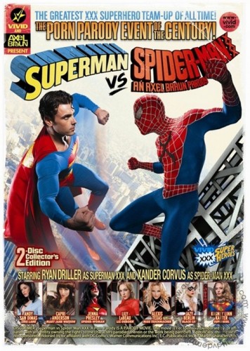 Superman vs Spider-Man XXX: A Porn Parody cover